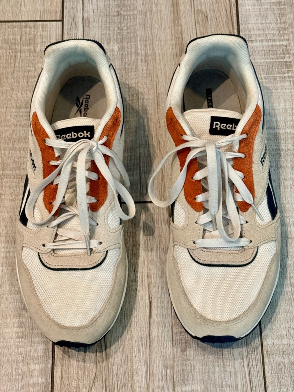 Reebok Men’s GL 1000 Sneakers Alabaster Beige Size 10